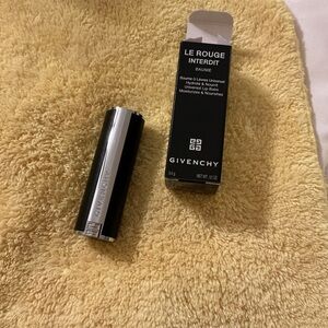 Givenchy Le Rouge Interdit Baume - Black and Silver